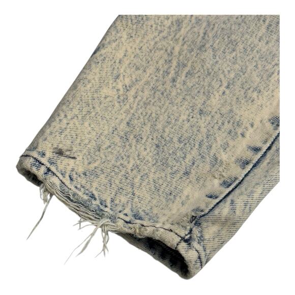 Vintage Women's 10 Short P.S. Gitano Stonewash Elastic Waist Tapered Jeans - Picture 7 of 12